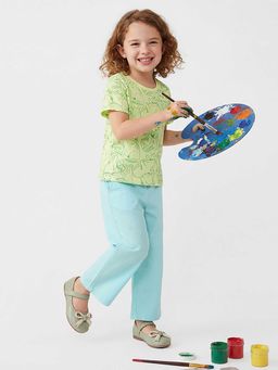 United Colors of Benetton - Blue Regular Fit High Rise Solid Trousers