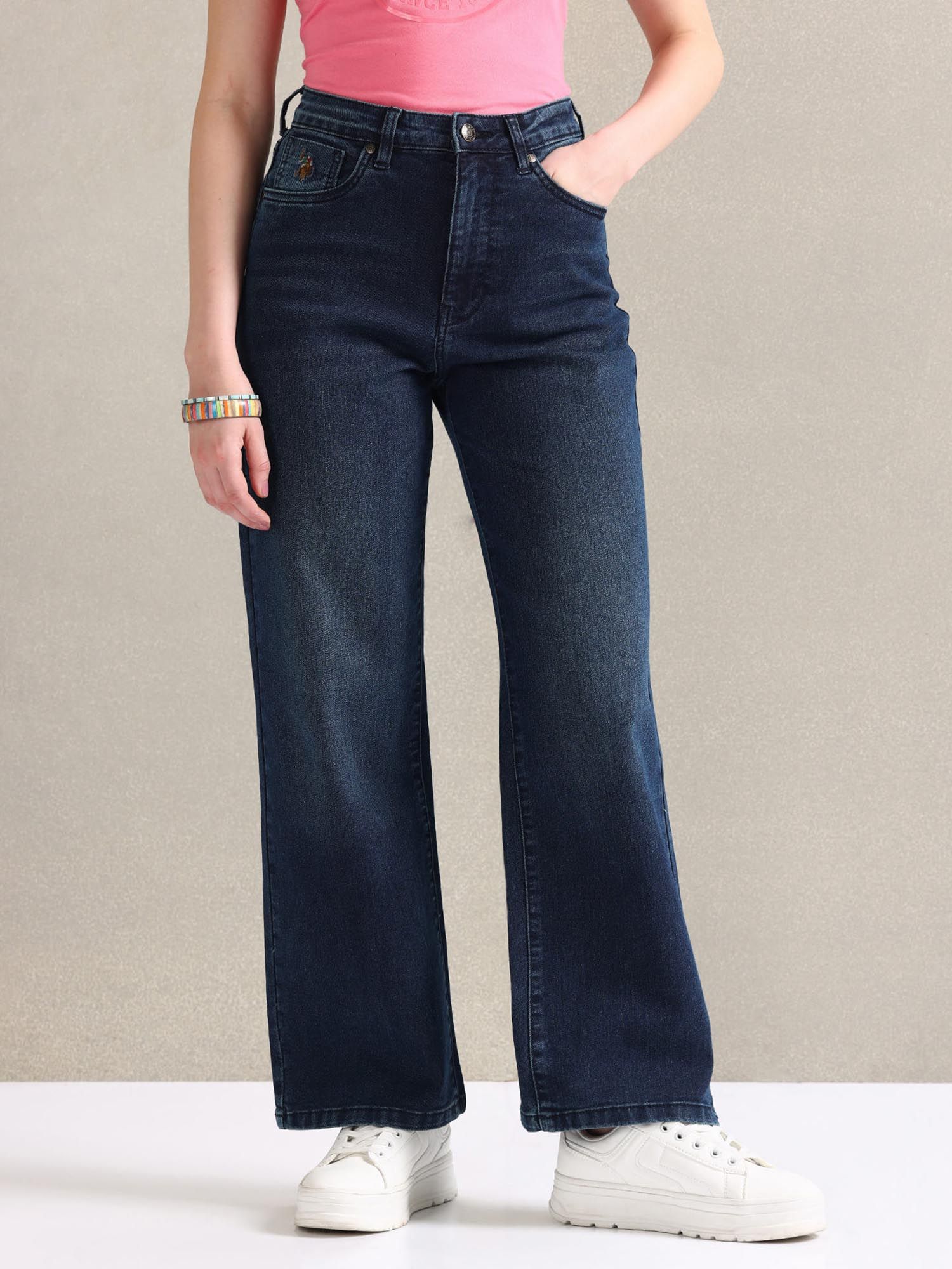 Straight Fit Blue Jeans-picture-19