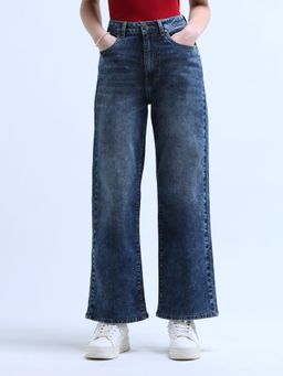 U.S. POLO ASSN. - Wide Leg Fit Blue Jeans
