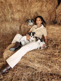 U.S. POLO ASSN. - White High Rise Wide Leg Jeans