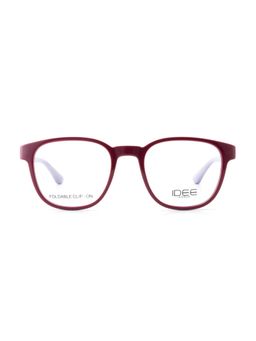 IDEE - 100% Uv Protected Polarized Clip-On Maroon Frames for Men -Id2267C3Fr (50)