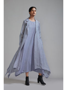 Mati - Vari Aakaar and Trench Jacket - Lavender (Set of 2)