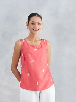 Fabindia - Coral Pull On Sleeveless Top