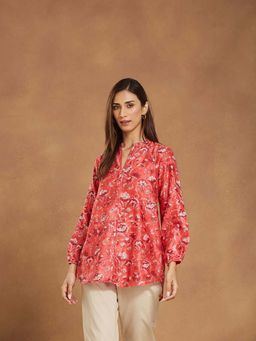 Fabindia - Coral Pull On Full Sleeves Tunic