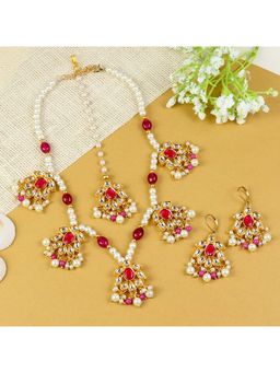 Asthetika Kids - Multi-Color Embellished Beads Jewellery Set
