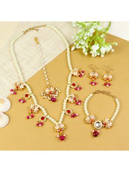 Asthetika Kids - Multi-Color Embellished Beads Jewellery Set