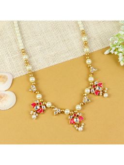 Asthetika Kids - Pink Embellished Beads Necklace