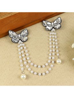 Asthetika Kids - Black Embellished Beads Hair Clip