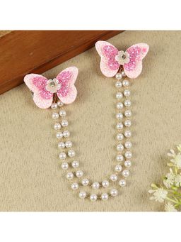 Asthetika Kids - Pink Embellished Beads Hair Clip