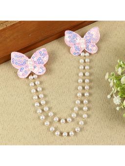 Asthetika Kids - Pink Embellished Beads Hair Clip