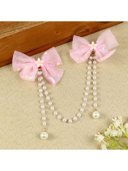 Asthetika Kids - Pink Embellished Beads Hair Clip