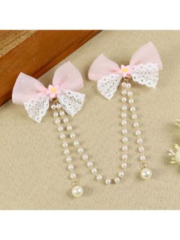 Asthetika Kids - Pink Embellished Beads Hair Clip