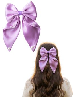 Ribbon Candy - Lavender Solid Synthetic Clip