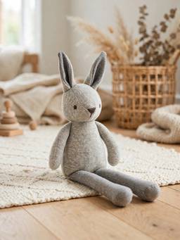 PLUCHI - Mr. Long Legs Cotton Knitted Stuffed Soft Toy (1-2 Years)