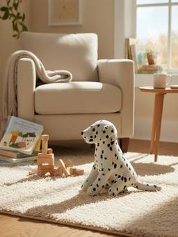 PLUCHI - Goofy Dog Cotton Knitted Stuffed Soft Toy (1-2 Years)