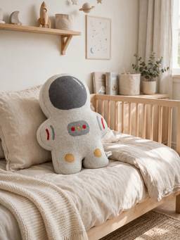 PLUCHI - Orbit Buddy Astronaut Cotton Knitted Stuffed Soft Toy (1-2 Years)