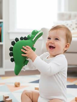 PLUCHI - Snapper Cotton Knitted Stuffed Soft Toy (1-2 Years)