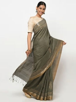 Fabindia - Tussar Cotton Printed Sari
