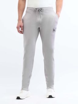 U.S. POLO ASSN. - Active Sports Mens Slim Fit Space Dust Grey Track Pant