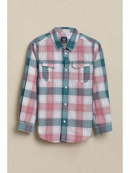 Allen Solly - Multi-Color Checks Full Sleeves Casual Shirt