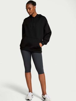 Victoria's Secret - Vsx Defined Scuba Oversized Black Hoodie