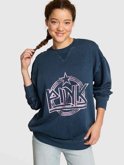 Victoria's Secret - Pink Ivy Fleece Oversized Sweatshirt