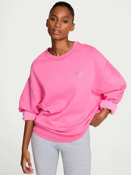 Victoria's Secret - Angel Essentials Effortless Fleece Pink Sweatshirt