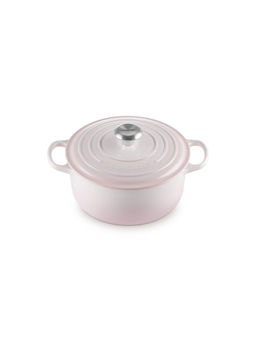 Le Creuset - Shell Pink Signature Round Casserole (4.2L)