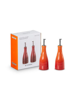 Le Creuset - Orange Flame Classic Oil & Vinegar Cruet (Pack of 2)