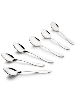 Bergner - Silver Essential Plus Passion Stainless Steel Spoons (Pack of 6)