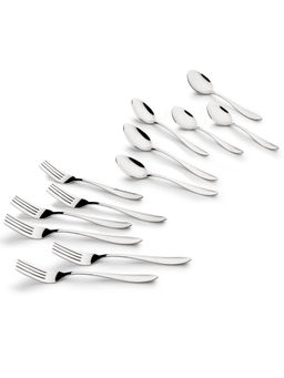 Bergner - Silver Essential Plus Passion 12 Pcs Stainless Steel Cutlery Set
