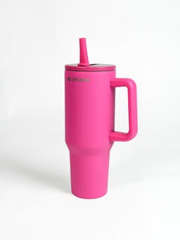 CHKOKKO - Pink Stainless Steel Double Wall Vacuum Tumbler (1.2l)