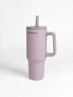 CHKOKKO - Purple Stainless Steel Double Wall Vacuum Tumbler (1.2l)