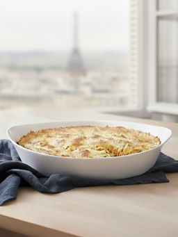 Luminarc - White Tempered Opal Smart Cuisine Carine Oval Bake & Serve Dish