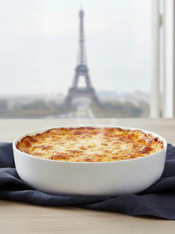 Luminarc - White Tempered Opal Smart Cuisine Diwali Round Bake & Serve Dish