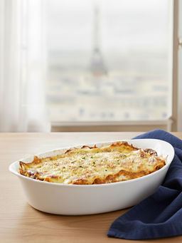 Luminarc - White Tempered Opal Smart Cuisine Carine Oval Bake & Serve Dish