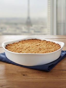 Luminarc - White Tempered Opal Smart Cuisine Carine Bake & Serve Dish