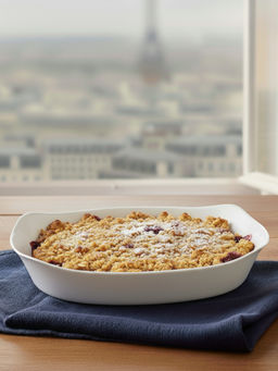 Luminarc - White Tempered Opal Smart Cuisine Carine Bake & Serve Dish