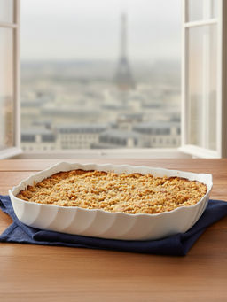 Luminarc - White Tempered Opal Smart Cuisine Trianon Bake & Serve Dish