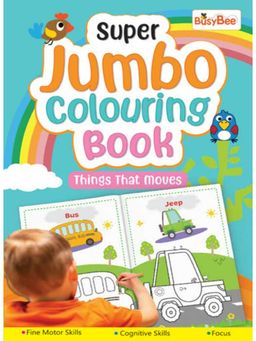 Pegasus - Things That Move Super Jumbo Colouring Book