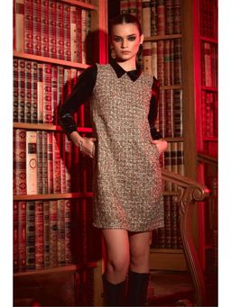 BOHO-CHIC By Sukriti Jain - Metallic Glimmering Tweed Dress