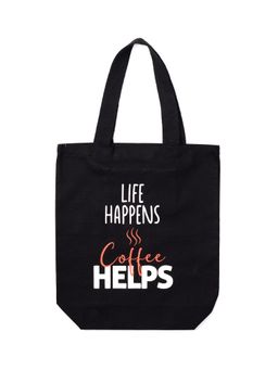 Doodle Collection - Doodle Caffine Shots Canvas Tote Bag