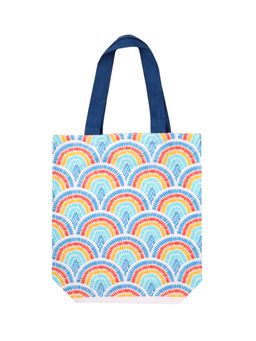 Doodle Collection - Doodle Rising Arc Canvas Tote Bag
