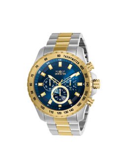 Invicta - Speedway Men 48 mm Steel Navy Blue Dial Watch (L)