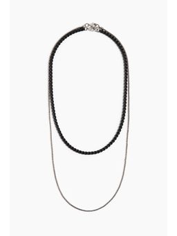 H&M - Men Black 2-Pack Necklaces