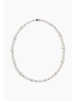 H&M - Men White Beaded Necklace