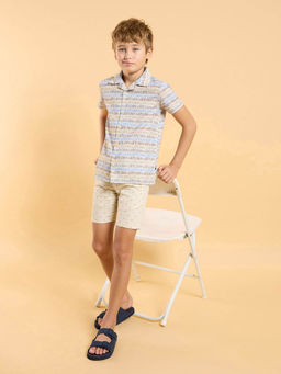 U.S. POLO ASSN. - Boys Multi-Color Cotton Regular Fit Shirt