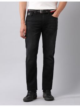 U.S. Polo Assn. Denim Co. - Mens Black Brandon Light Fade Tapered Fit Jeans