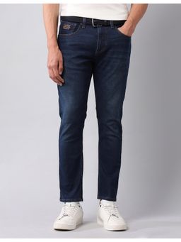 U.S. Polo Assn. Denim Co. - Mens Blue Henry Light Fade Tapered Fit Jeans