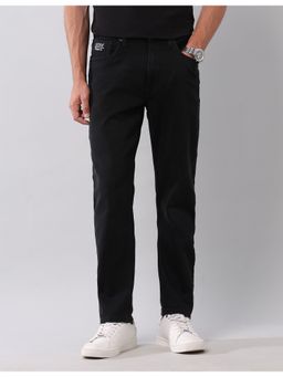 U.S. Polo Assn. Denim Co. - Mens Black Cole Comfort Cropped Fit Jeans